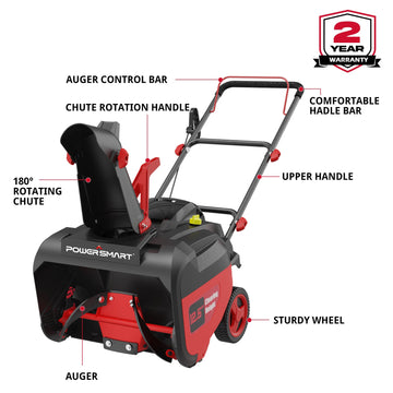 21'' 212cc Single Stage Gas Snow Blower DB7006B