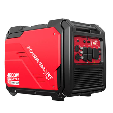 4800-Watt Portable Inverter Generator with Wheels Handle Kit, CO Sensor, HB5046C