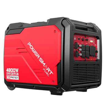 4800-Watt Inverter Generator with Electric Start, Wheels Handle Kit, CO Sensor, PS5046CE